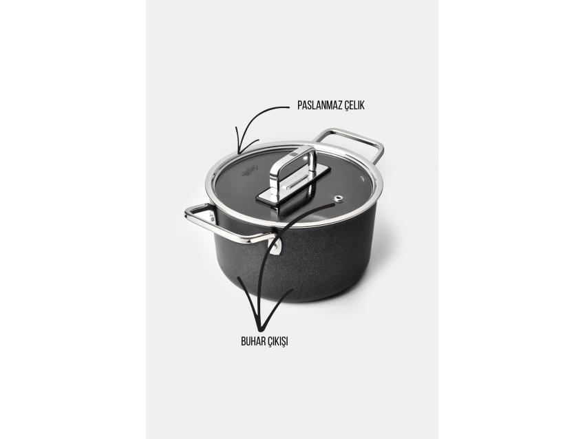 Fin Diamond Tencere 24 cm
